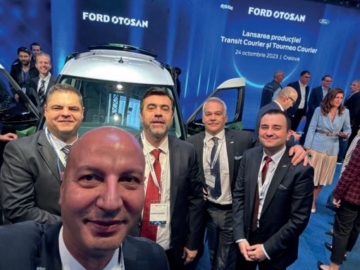 YENİ NESİL FORD COURIER ARAÇLARININ ÜRETİM HATTINDAN İNİŞ TÖRENİ İÇİN ROMANYA’DAYDIK